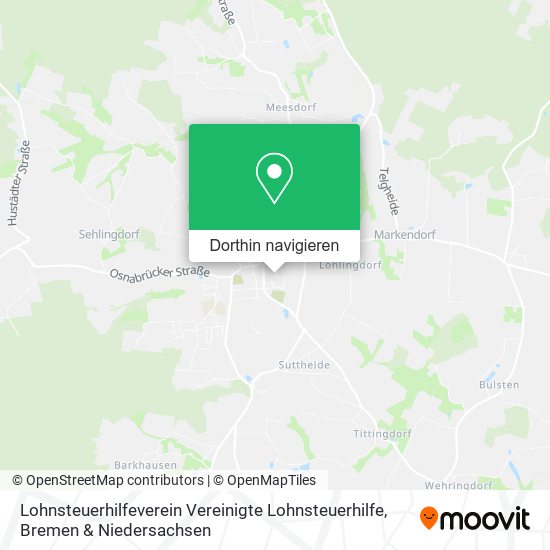 Lohnsteuerhilfeverein Vereinigte Lohnsteuerhilfe Karte