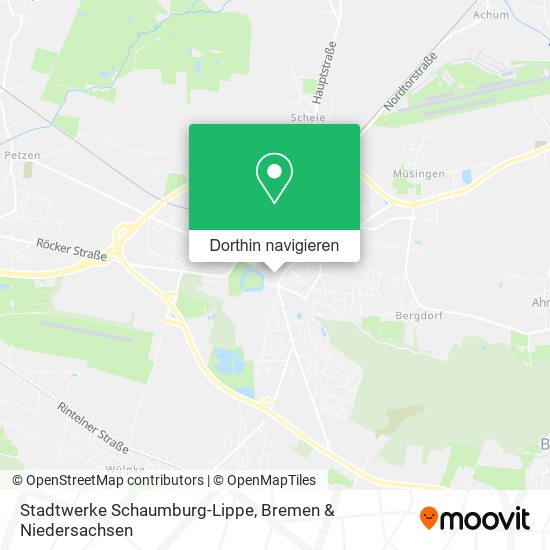 Stadtwerke Schaumburg-Lippe Karte