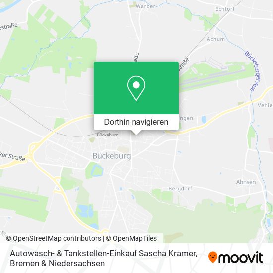 Autowasch- & Tankstellen-Einkauf Sascha Kramer Karte