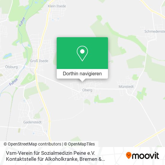 Vsm-Verein für Sozialmedizin Peine e.V. Kontaktstelle für Alkoholkranke Karte