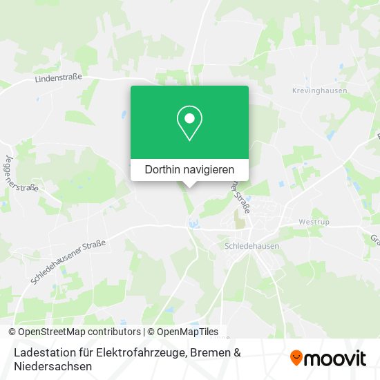 Ladestation für Elektrofahrzeuge Karte