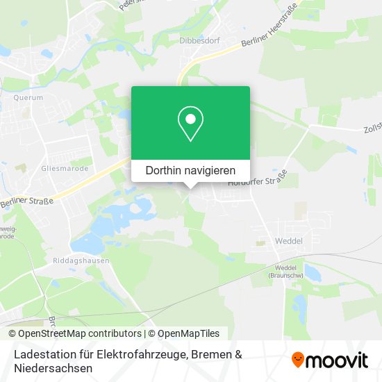 Ladestation für Elektrofahrzeuge Karte