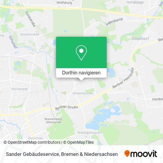 Sander Gebäudeservice Karte