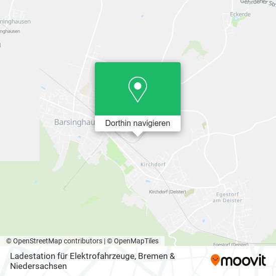 Ladestation für Elektrofahrzeuge Karte