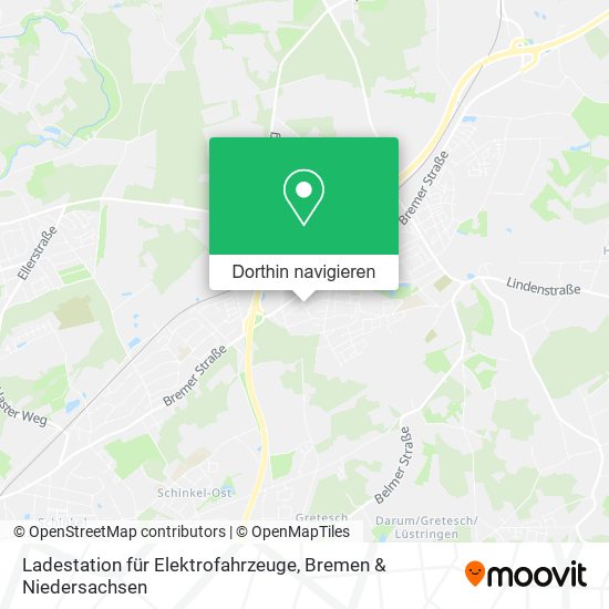 Ladestation für Elektrofahrzeuge Karte