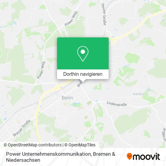Power Unternehmenskommunikation Karte