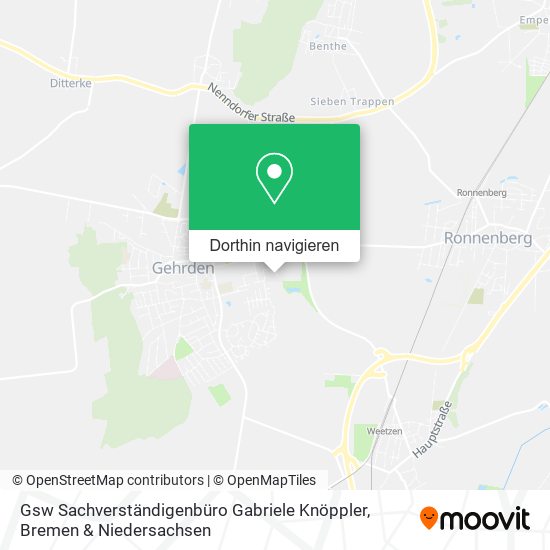 Gsw Sachverständigenbüro Gabriele Knöppler Karte