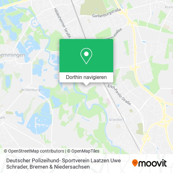 Deutscher Polizeihund- Sportverein Laatzen Uwe Schrader Karte