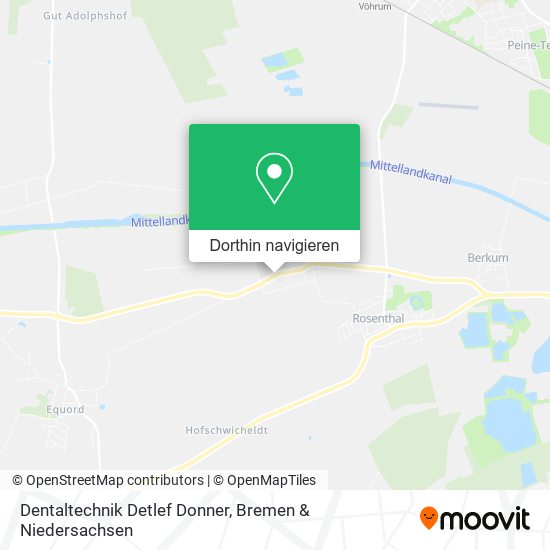 Dentaltechnik Detlef Donner Karte