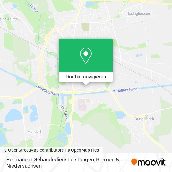 Permanent Gebäudedienstleistungen Karte