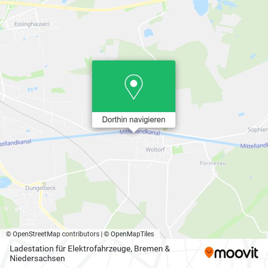 Ladestation für Elektrofahrzeuge Karte