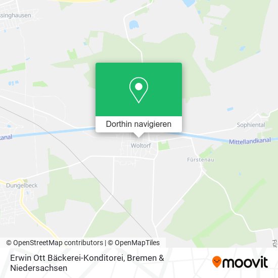 Erwin Ott Bäckerei-Konditorei Karte