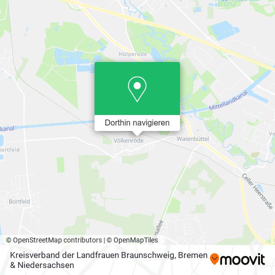 Kreisverband der Landfrauen Braunschweig Karte