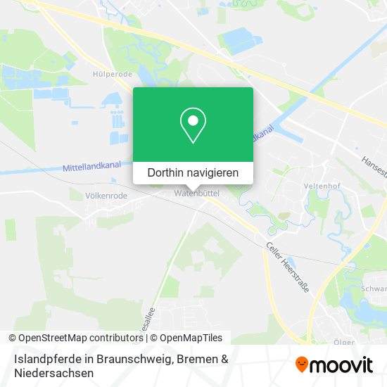 Islandpferde in Braunschweig Karte