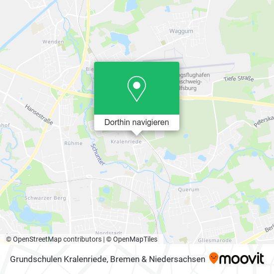 Grundschulen Kralenriede Karte