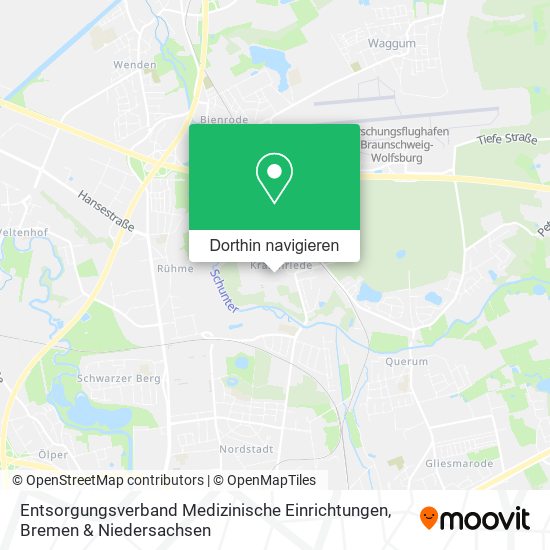 Entsorgungsverband Medizinische Einrichtungen Karte