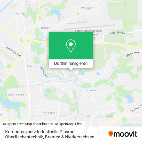 Kompetenznetz Industrielle Plasma-Oberflächentechnik Karte