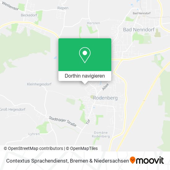 Contextus Sprachendienst Karte