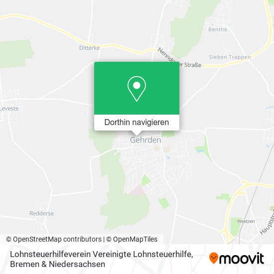Lohnsteuerhilfeverein Vereinigte Lohnsteuerhilfe Karte