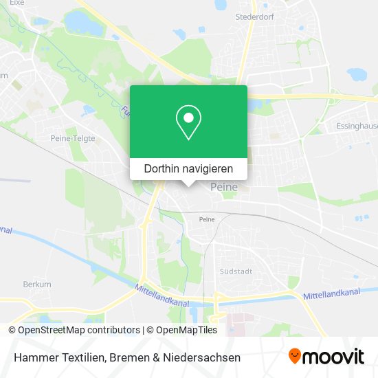 Hammer Textilien Karte