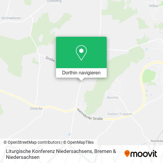 Liturgische Konferenz Niedersachsens Karte