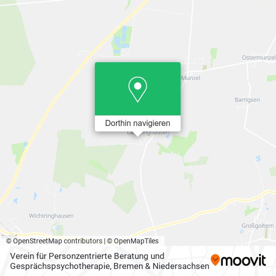 Verein für Personzentrierte Beratung und Gesprächspsychotherapie Karte