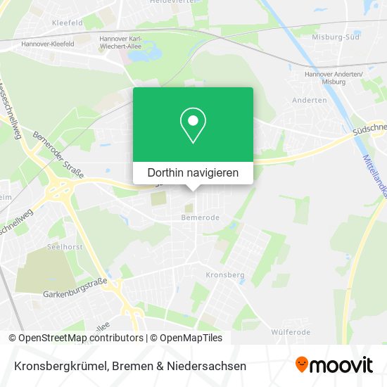 Kronsbergkrümel Karte