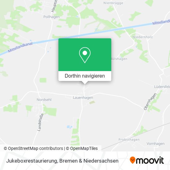 Jukeboxrestaurierung Karte