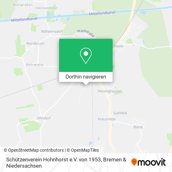 Schützenverein Hohnhorst e.V. von 1953 Karte