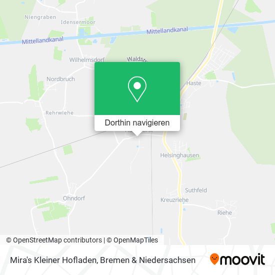 Mira's Kleiner Hofladen Karte