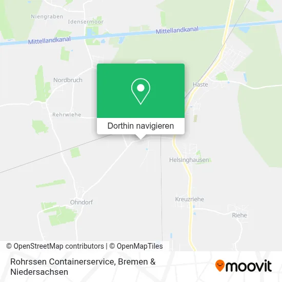 Rohrssen Containerservice Karte