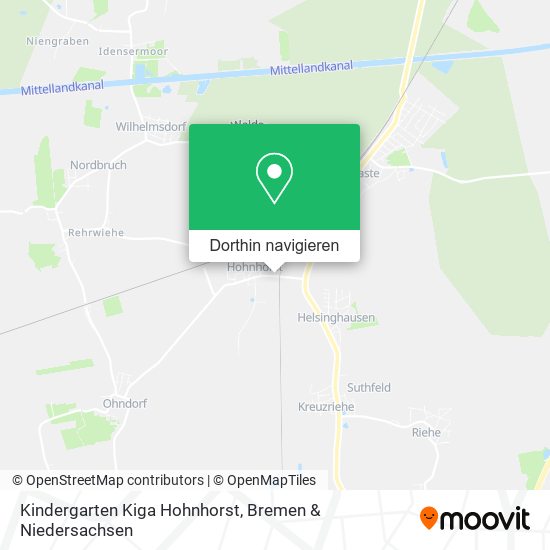 Kindergarten Kiga Hohnhorst Karte