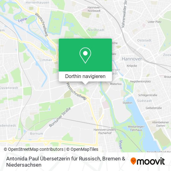 Antonida Paul Übersetzerin für Russisch Karte