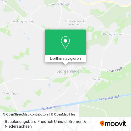 Bauplanungsbüro Friedrich Unnold Karte