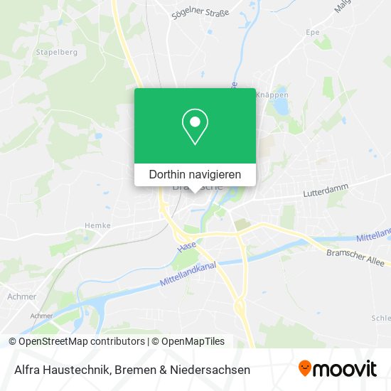 Alfra Haustechnik Karte