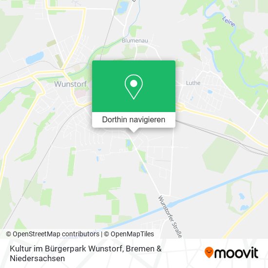 Kultur im Bürgerpark Wunstorf Karte