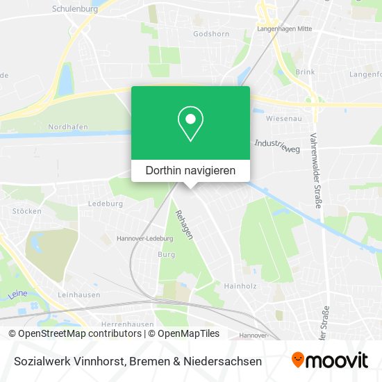 Sozialwerk Vinnhorst Karte