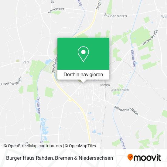 Burger Haus Rahden Karte