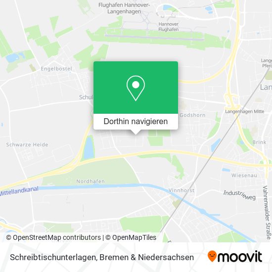 Schreibtischunterlagen Karte