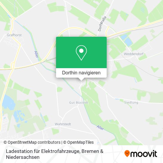 Ladestation für Elektrofahrzeuge Karte