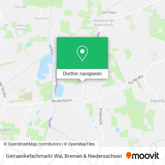 Getraenkefachmarkt Wal Karte