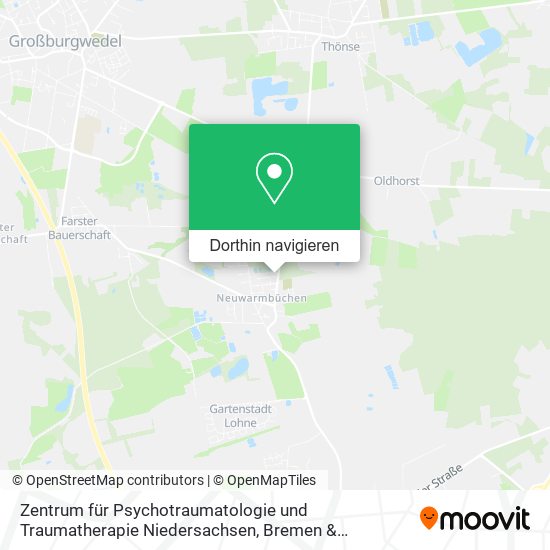 Zentrum für Psychotraumatologie und Traumatherapie Niedersachsen Karte