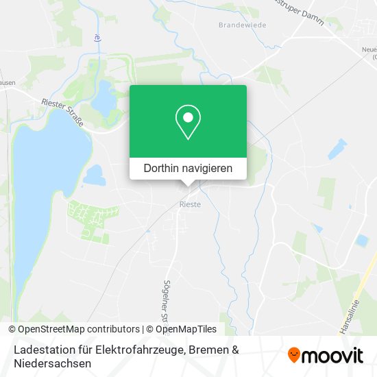 Ladestation für Elektrofahrzeuge Karte