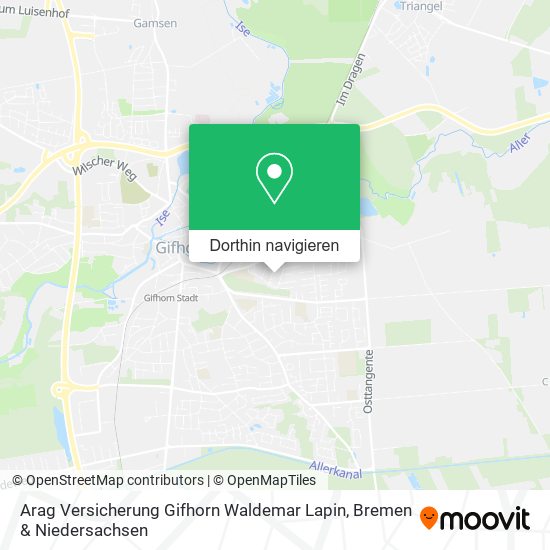 Arag Versicherung Gifhorn Waldemar Lapin Karte