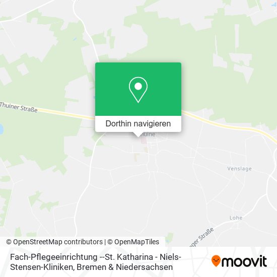 Fach-Pflegeeinrichtung --St. Katharina - Niels-Stensen-Kliniken Karte