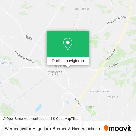 Werbeagentur Hagedorn Karte