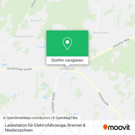 Ladestation für Elektrofahrzeuge Karte