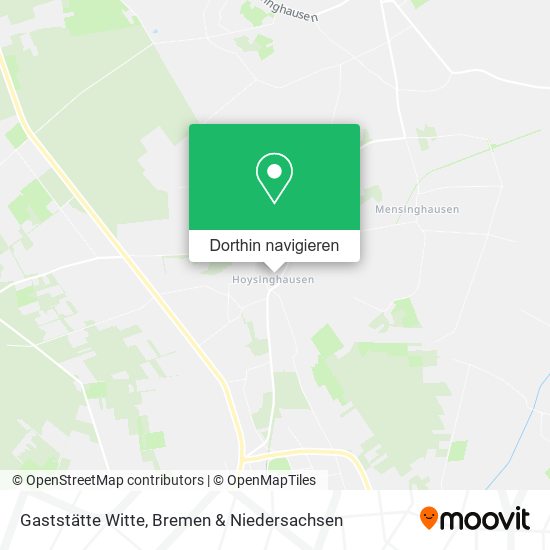 Gaststätte Witte Karte