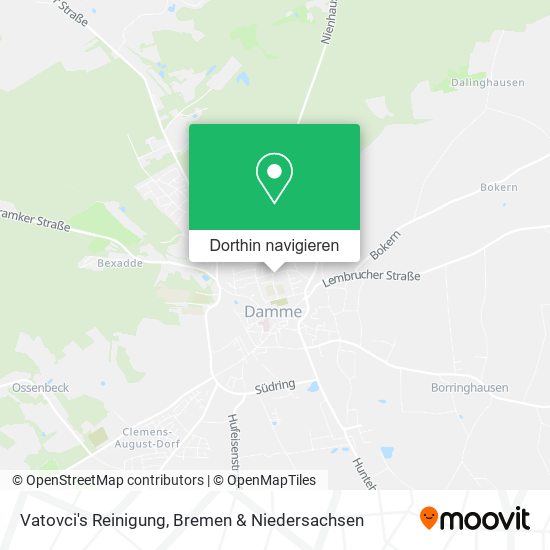 Vatovci's Reinigung Karte