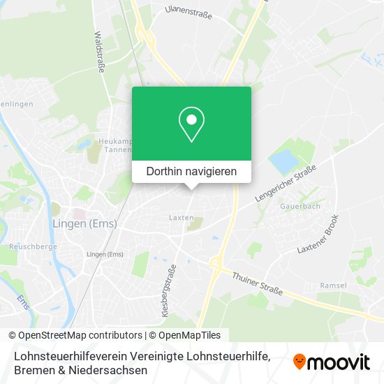 Lohnsteuerhilfeverein Vereinigte Lohnsteuerhilfe Karte
